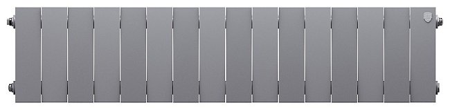 Радиатор Royal Thermo секционный PianoForte 100/200 Silver Satin, кол-во секций: 16