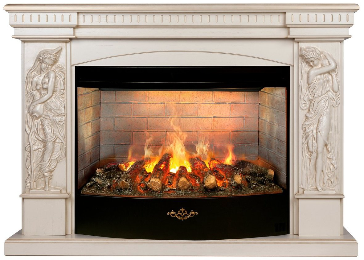 Электрокамин Real Flame напольный Diva 33 WT-619G с очагом 3D Firestar 33 купить,1743140