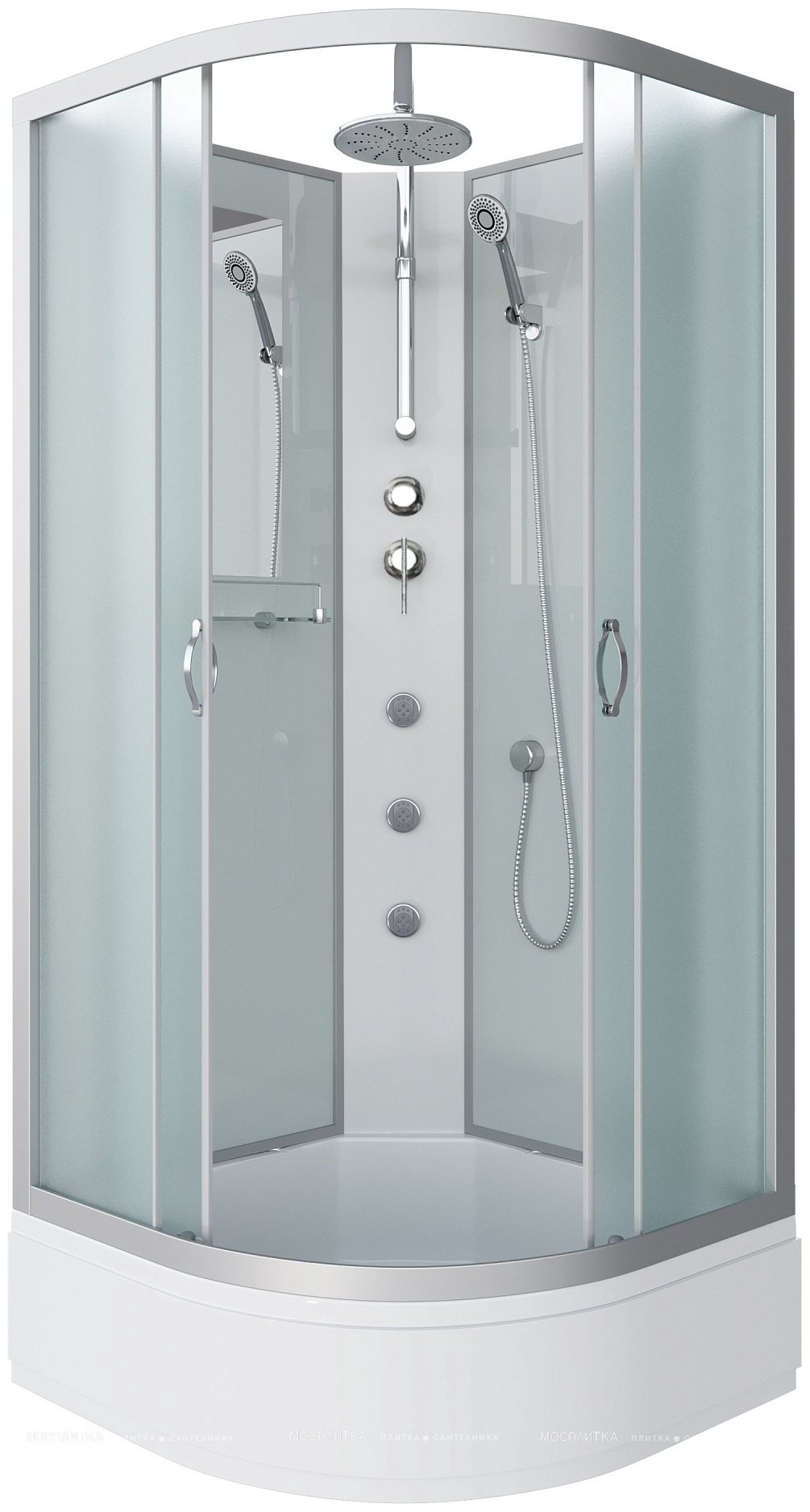 Душевая кабина Niagara NG-3301-14BKTG (210 см х 90 см), средний поддон купить,NaN