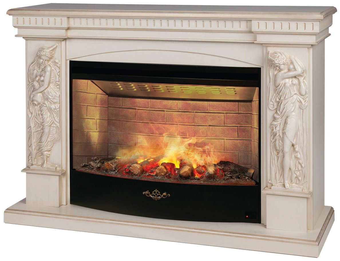 Электрокамин Real Flame напольный Diva 33 WT-619G с очагом 3D Firestar 33 купить,1743140