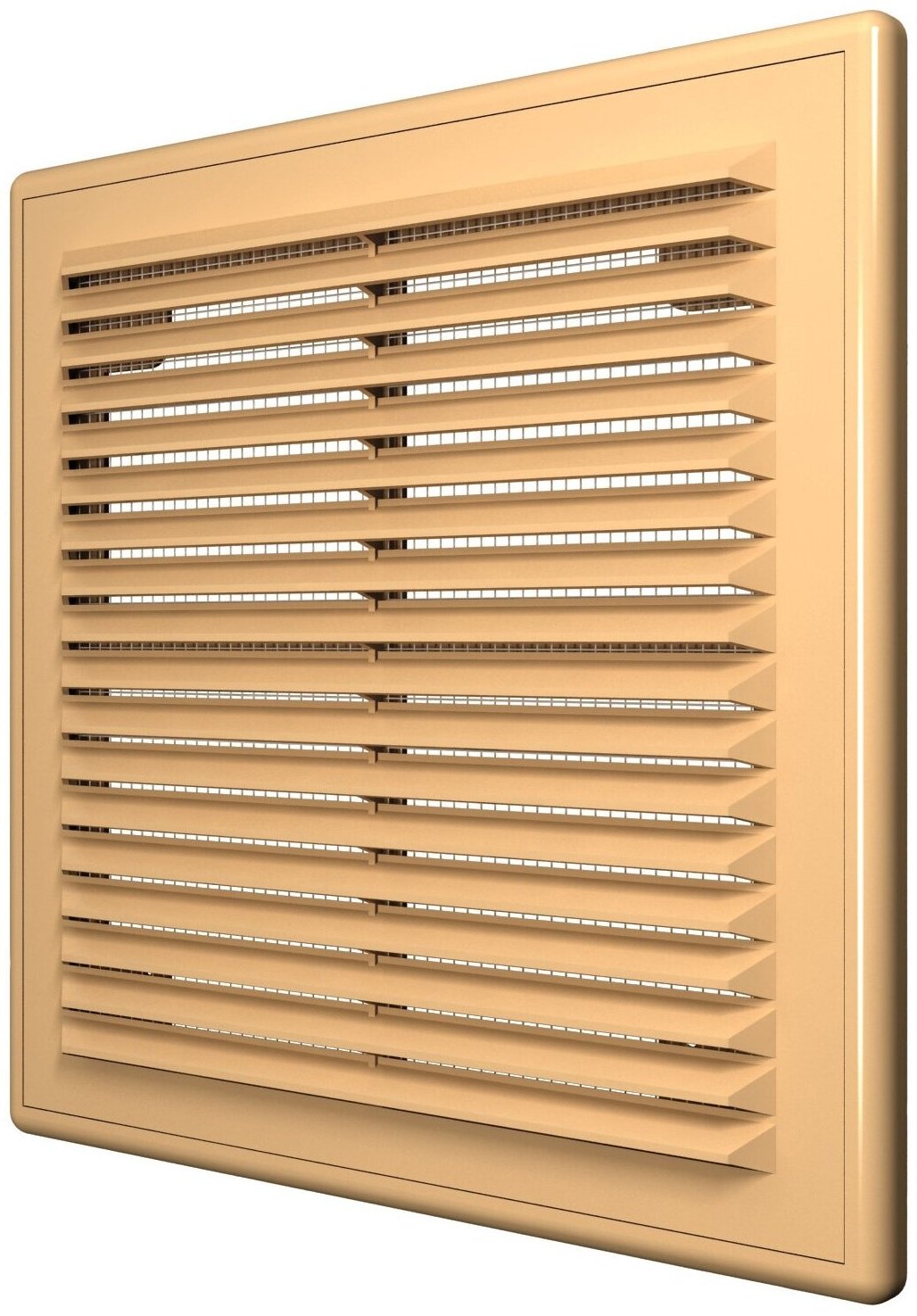 Решетка вентиляционная Эра 250х250х15.5 мм, пластик