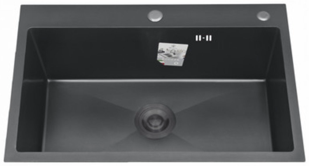 Кухонная мойка Diadonna DS7050B Черный врезная 50х70х20 см, нержавеющая сталь купить,82600