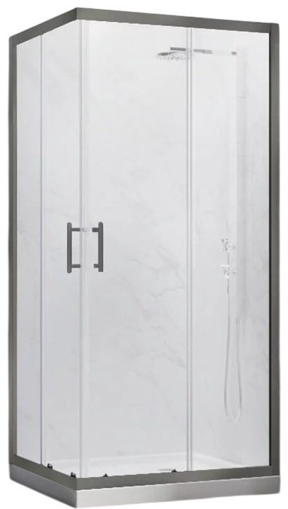Душевое ограждение Veconi двухстенное RV27GM-11080-01-C8, 1100х1900 мм купить,NaN