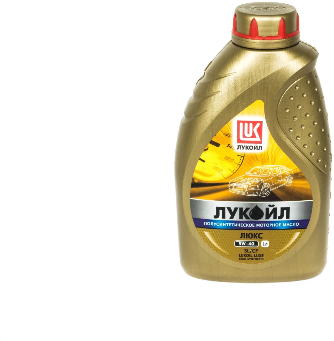 Моторное масло Полусинтетическое ЛУКОЙЛ ЛЮКС 5W-40 1 л