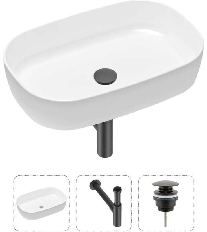 Раковина Lavinia Boho Bathroom Sink 21520092 накладная овальная 35.5, фарфор купить,NaN