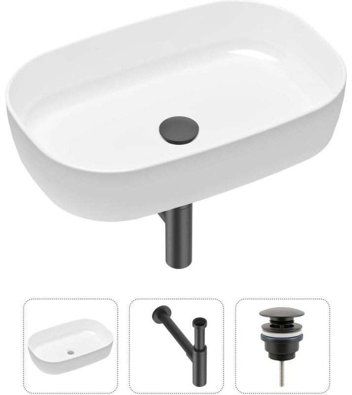 Раковина Lavinia Boho Bathroom Sink 21520092 накладная овальная 35.5, фарфор купить,NaN
