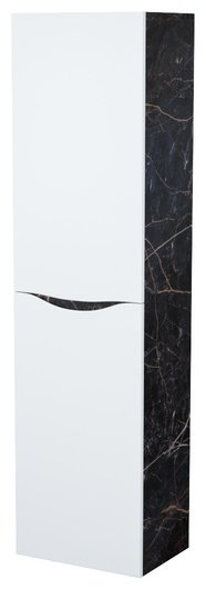 Шкаф-пенал навесной IDDIS CLO40B0i97 40x29.7x150см бело-черный купить,NaN