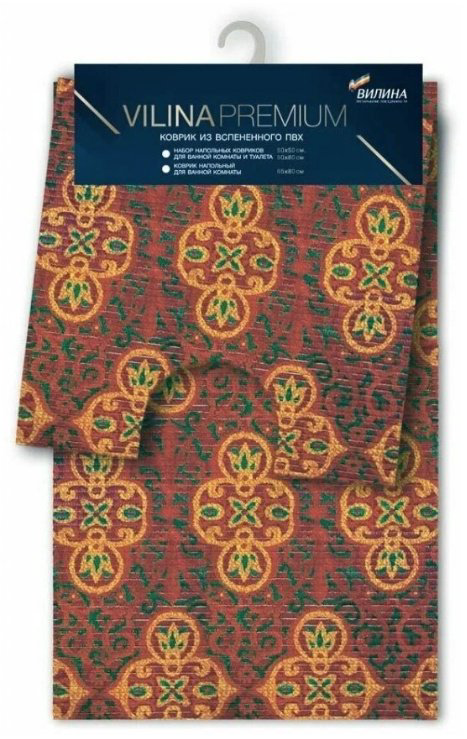 VILINA textile комплект ковриков Premium 80x50 см, полипропилен