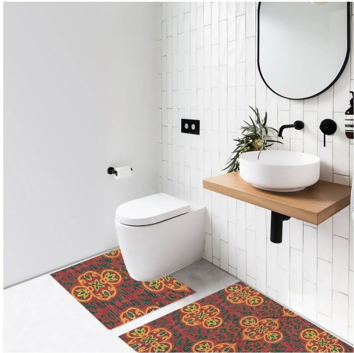 VILINA textile комплект ковриков Premium 80x50 см, полипропилен