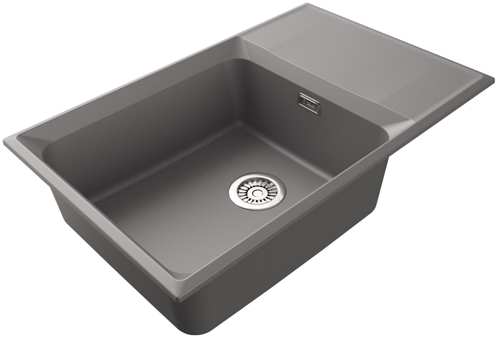 Кухонная мойка POINT PN3012AL врезная 78х50х22 см, кварцевый песок
