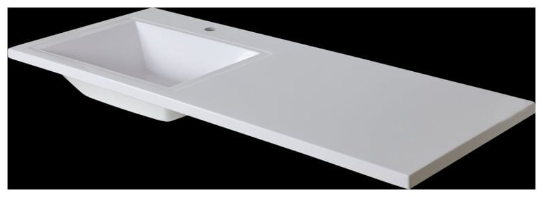 Тумба с раковиной Brevita GRAFIT, 60x86x46 см, черный купить,NaN