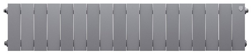 Радиатор Royal Thermo секционный PianoForte 200/Silver Satin биметаллический, кол-во секций: 18
