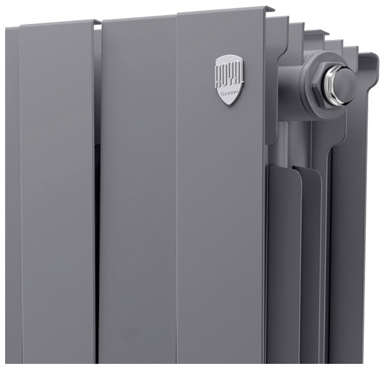 Радиатор Royal Thermo секционный PianoForte 200/Silver Satin биметаллический, кол-во секций: 18