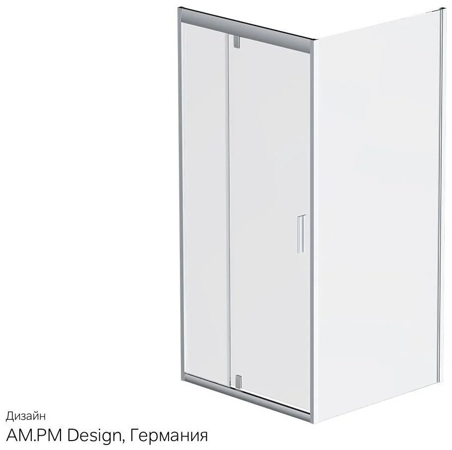 Душевое ограждение AM.PM двухстенное W90G-404-090MT, 900х1900 мм купить,NaN