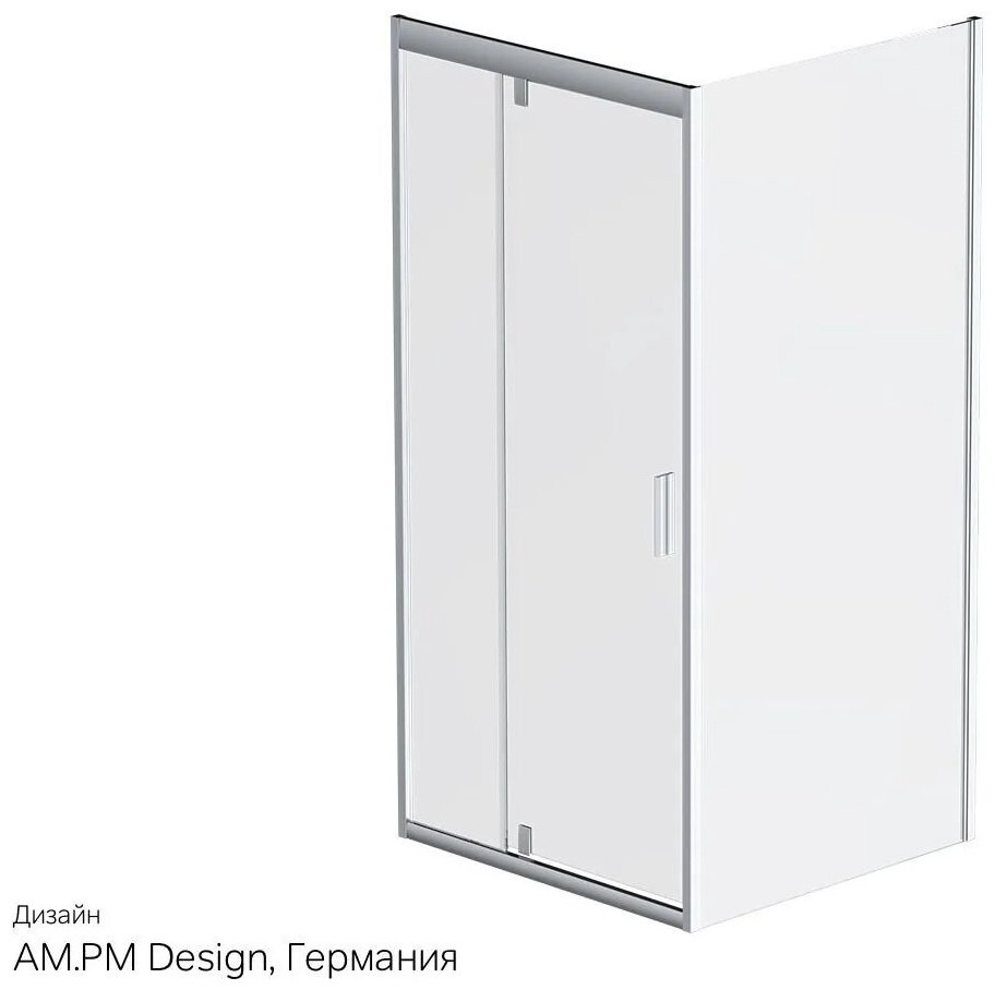 Душевое ограждение AM.PM двухстенное W90G-404-090MT, 900х1900 мм купить,NaN