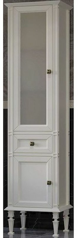 Шкаф-пенал напольный Opadiris Кантара 00-00004342, 46.1x36.4x187.5 см, белый купить,NaN