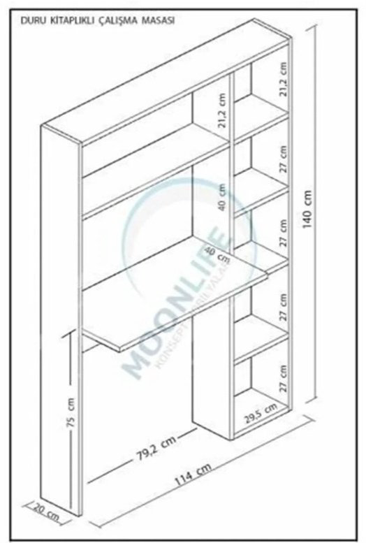Стол компьютерный с надстройкой Регион пр 140, 114х40x140 см, белый купить,NaN