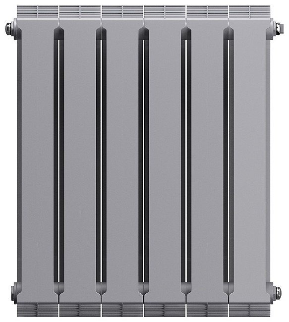 Радиатор Royal Thermo секционный PianoForte 500 Silver Satin биметаллический, кол-во секций: 6 купить,73800