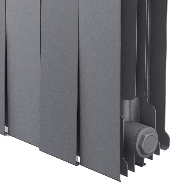 Радиатор Royal Thermo секционный PianoForte 500 Silver Satin биметаллический, кол-во секций: 6