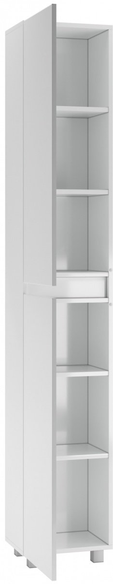 Комплект для ванной KABINKA.KZ Адай (шкаф, шкаф-пенал, тумба под раковину, раковина) белый