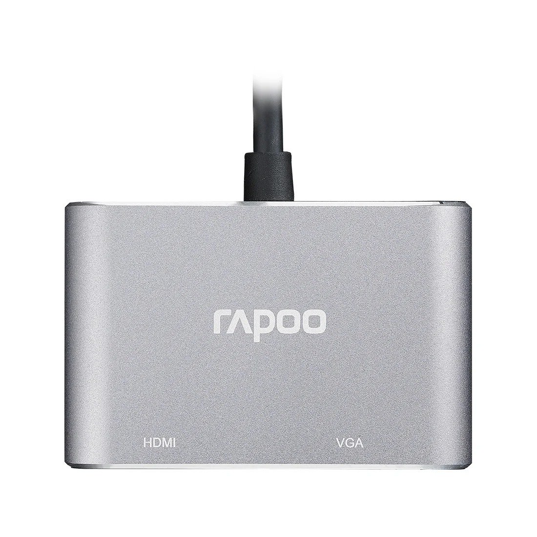 Переходник Rapoo USB Type C- HDMI VGA XD10V серый купить,NaN
