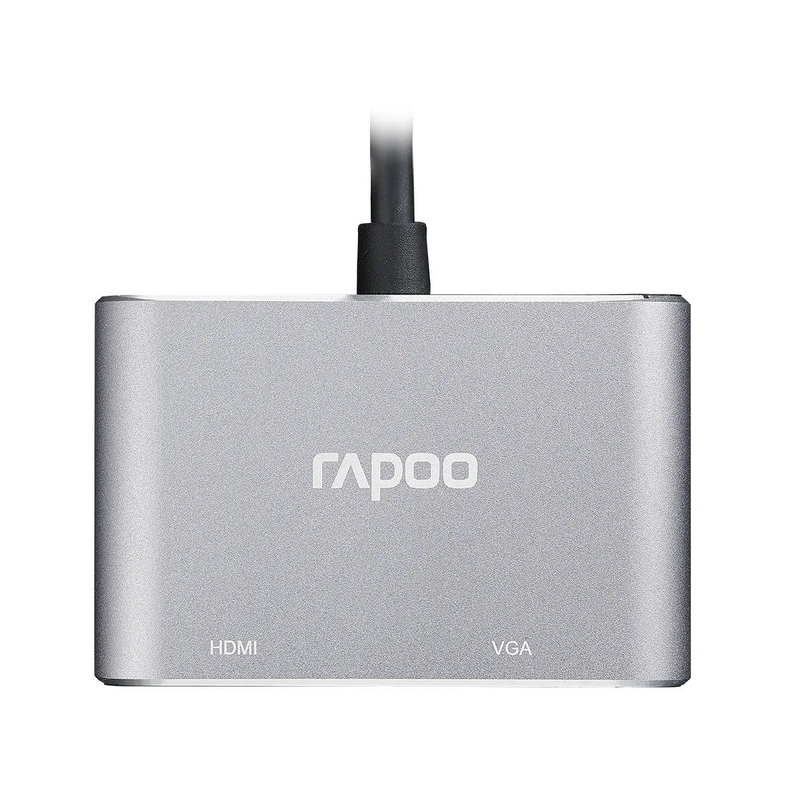 Переходник Rapoo USB Type C- HDMI VGA XD10V серый купить,NaN