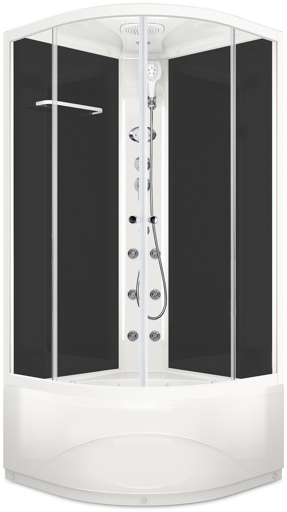 Душевая кабина KABINKA.KZ Delight Slim High (110) (218х100 см), высокий поддон