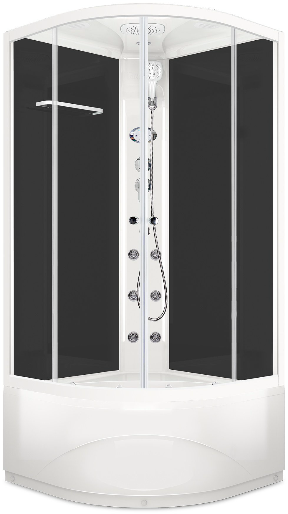 Душевая кабина KABINKA.KZ Delight Slim High (110) (218х100 см), высокий поддон купить,NaN