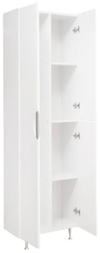 Шкаф-пенал напольный ВАКО Ника 540 13899, 54x30x180 см, белый