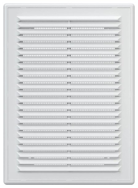 Решетка вентиляционная Эра 253х183х13.8 мм, пластик