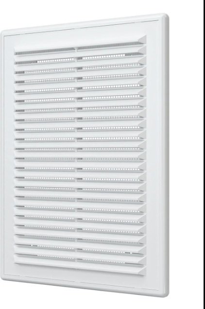 Решетка вентиляционная Эра 253х183х13.8 мм, пластик