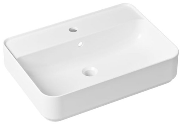 Раковина Lavinia Boho 21520378 накладная прямоугольная 43, фарфор купить,NaN