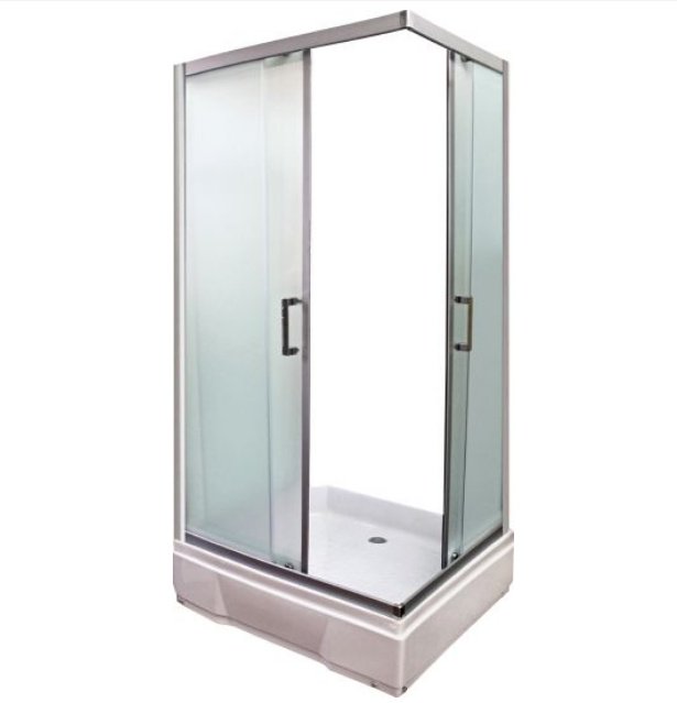Душевое ограждение KABINKA.KZ двухстенное River Morava XL 100/80/24 мт, 800х2110 мм