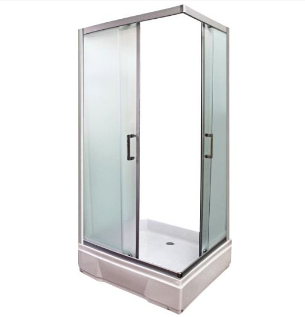 Душевое ограждение KABINKA.KZ двухстенное River Morava XL 100/80/24 мт, 800х2110 мм
