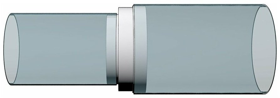 Эра соединитель воздуховодов ПУ 16.15, 12,5, 12, 10, 8 D160/150/125/120/100/80 купить,10300
