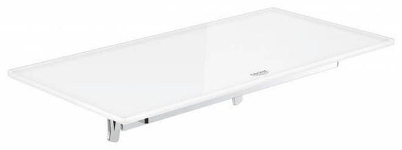 Grohe полка 40954000 1 шт, металл, стекло купить,NaN
