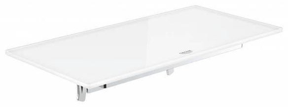 Grohe полка 40954000 1 шт, металл, стекло купить,NaN