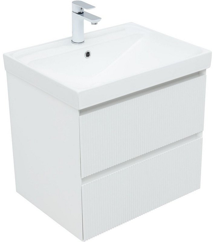 Тумба с раковиной KABINKA.KZ Flash 60 337154, 58.8x52x45.2 см, белый