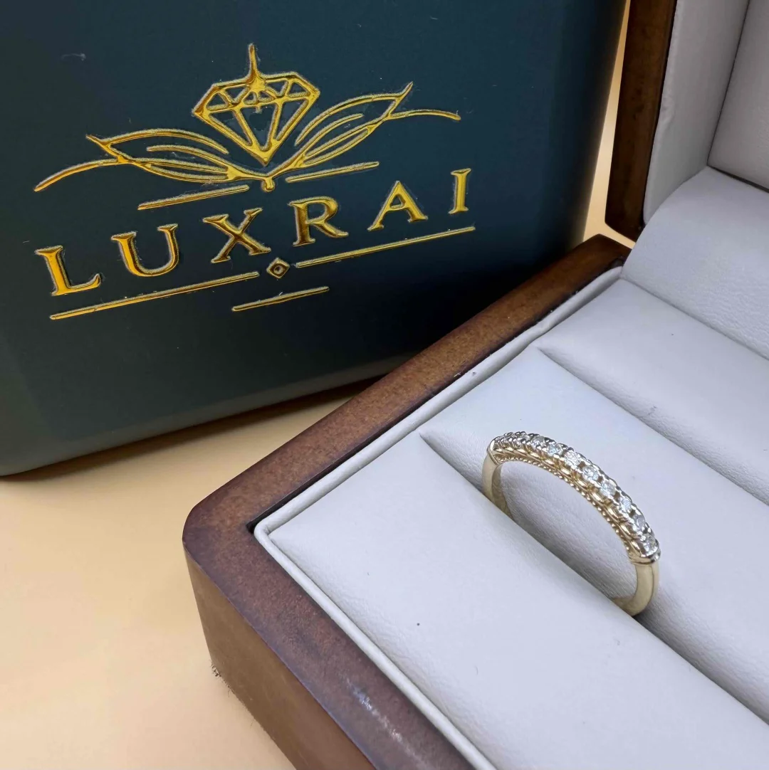 Кольцо Luxrai бриллиант, желтое золото 585 купить,NaN