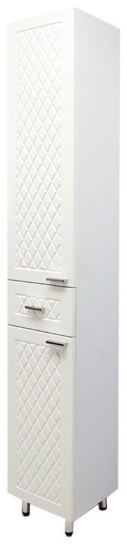 Комплект для ванной KABINKA.KZ Максима (шкаф, шкаф-пенал, тумба под раковину, раковина) белый