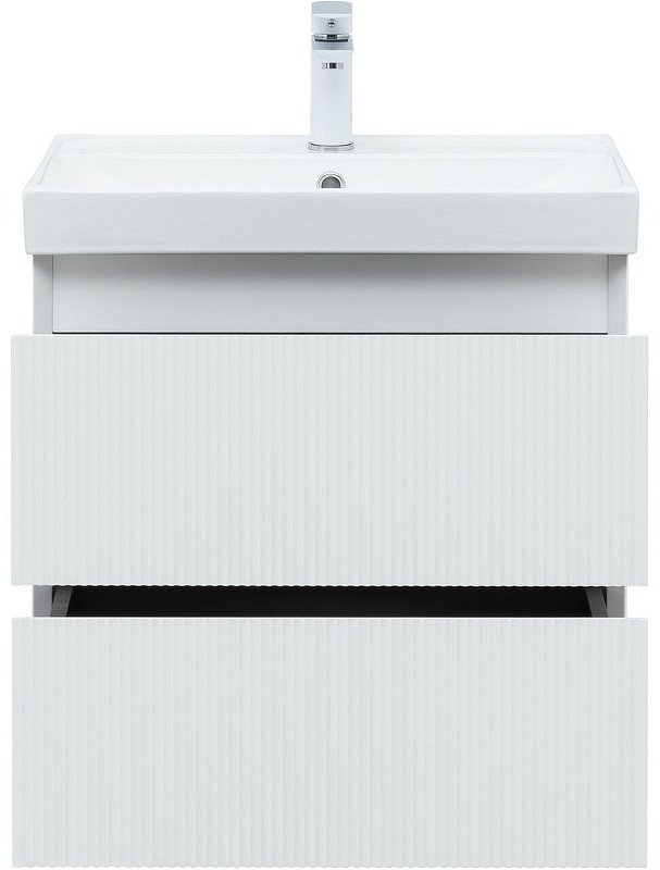 Тумба с раковиной KABINKA.KZ Flash 60 337154, 58.8x52x45.2 см, белый