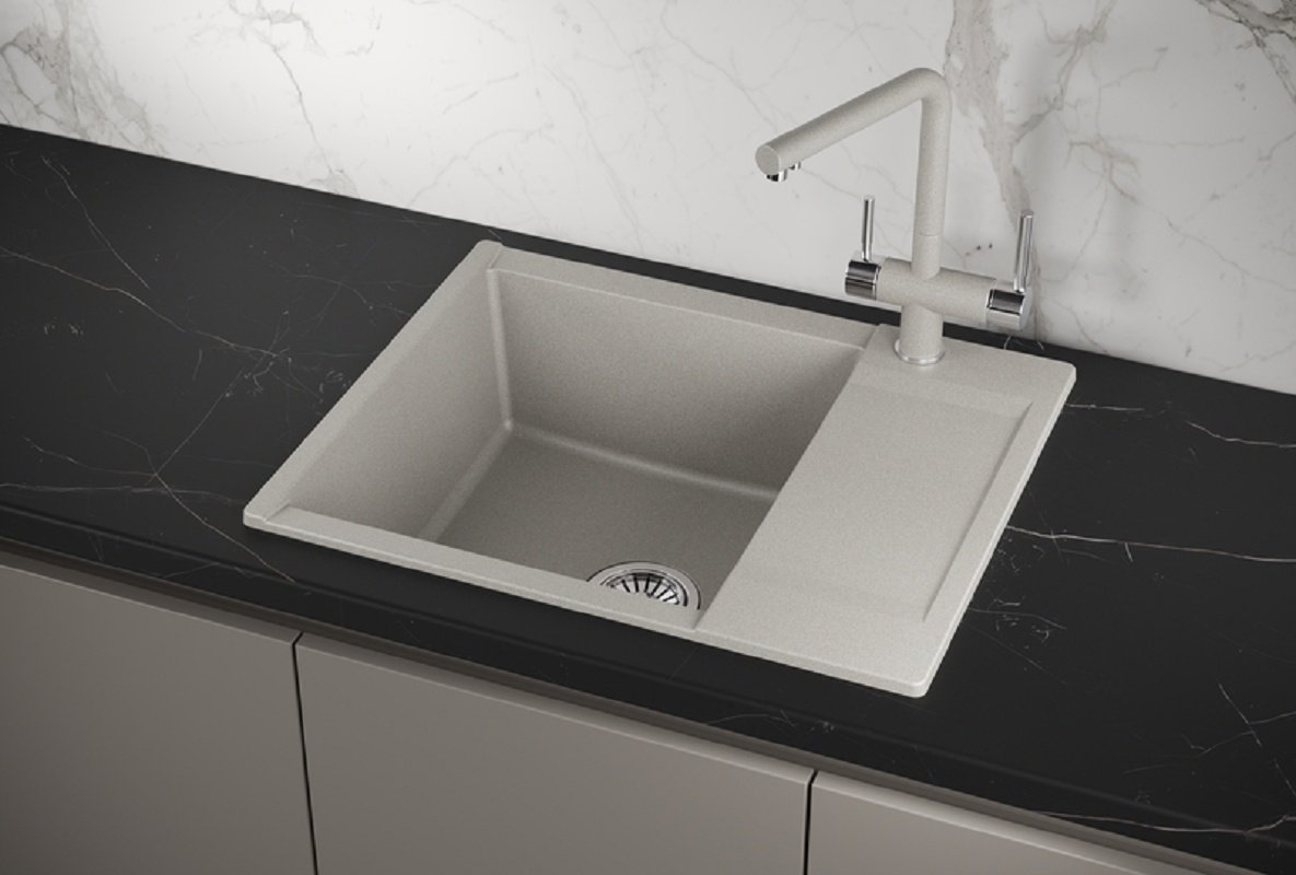 Кухонная мойка GRANULA ESTETICA ES-6202 врезная 62х50х20 см, кварцевый песок