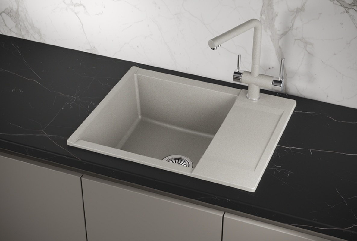 Кухонная мойка GRANULA ESTETICA ES-6202 врезная 62х50х20 см, кварцевый песок