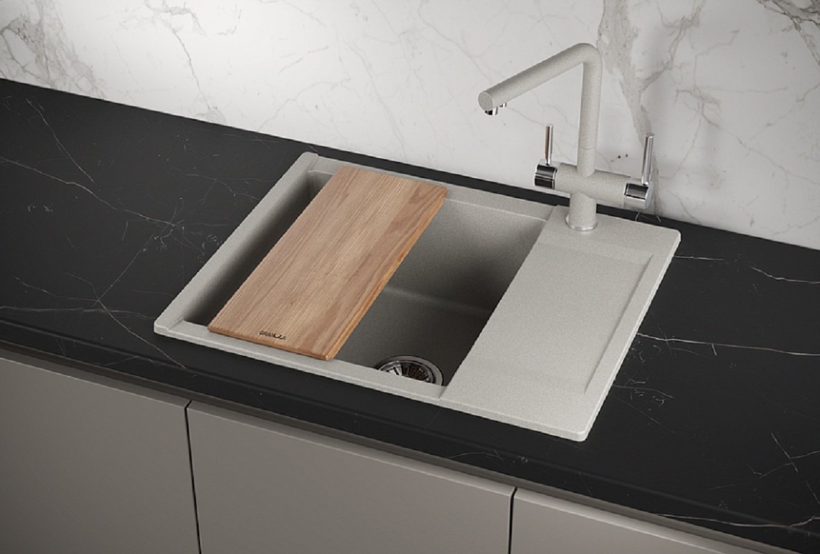 Кухонная мойка GRANULA ESTETICA ES-6202 врезная 62х50х20 см, кварцевый песок