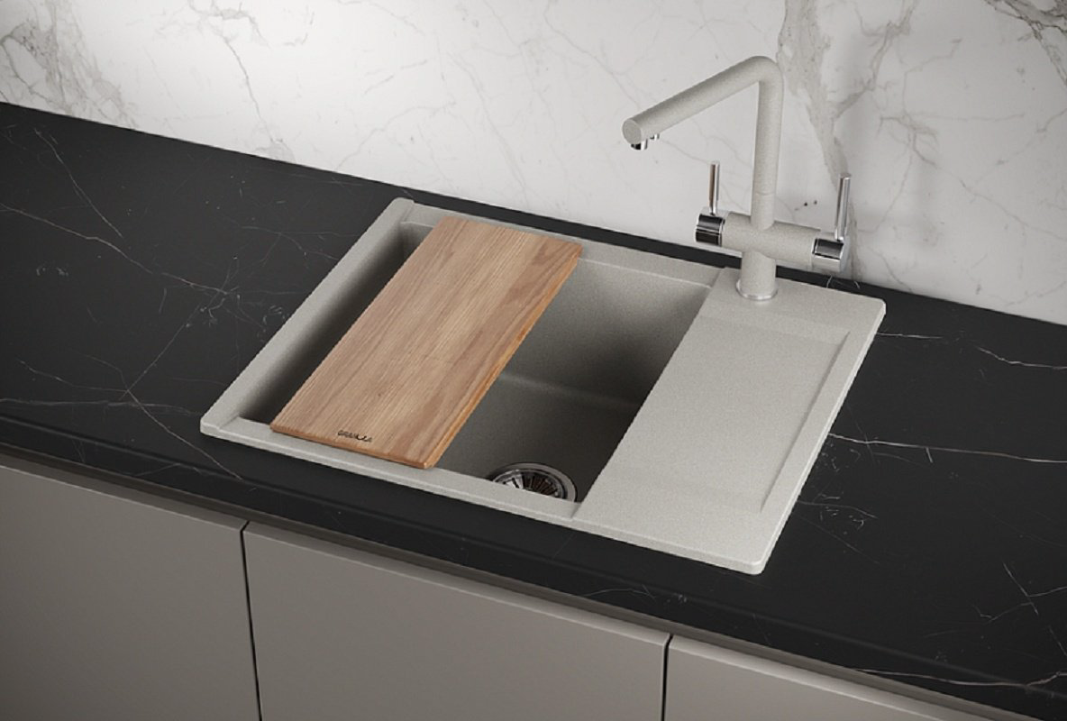 Кухонная мойка GRANULA ESTETICA ES-6202 врезная 62х50х20 см, кварцевый песок купить,256200