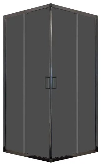 Душевое ограждение KABINKA.KZ двухстенное DS04CbV99L0T00.Gt-Black, 900х1900 мм купить,NaN