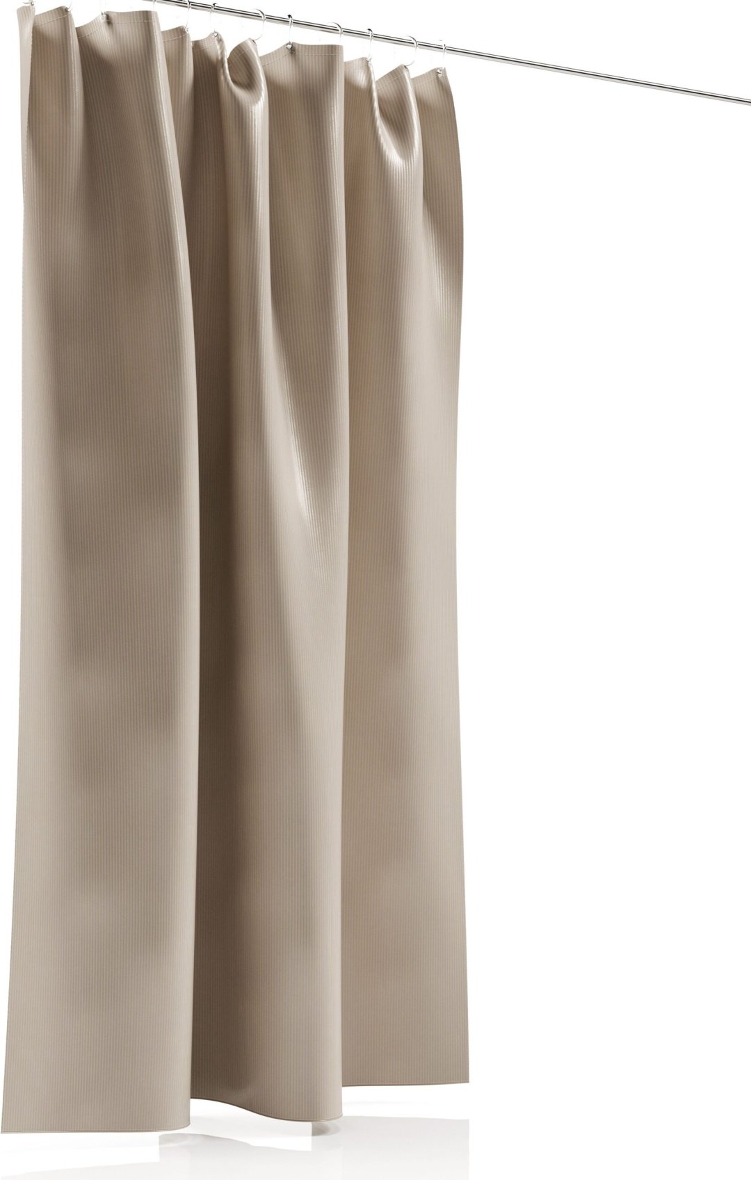 Штора для ванной KABINKA.KZ Capital Beige 180x180 бежевый, полиэстер