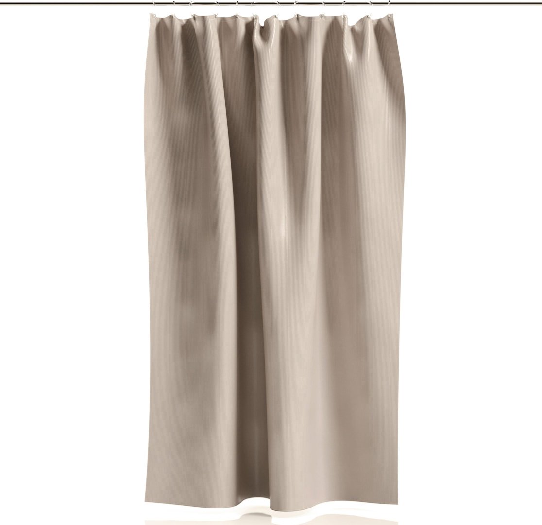 Штора для ванной KABINKA.KZ Capital Beige 180x180 бежевый, полиэстер