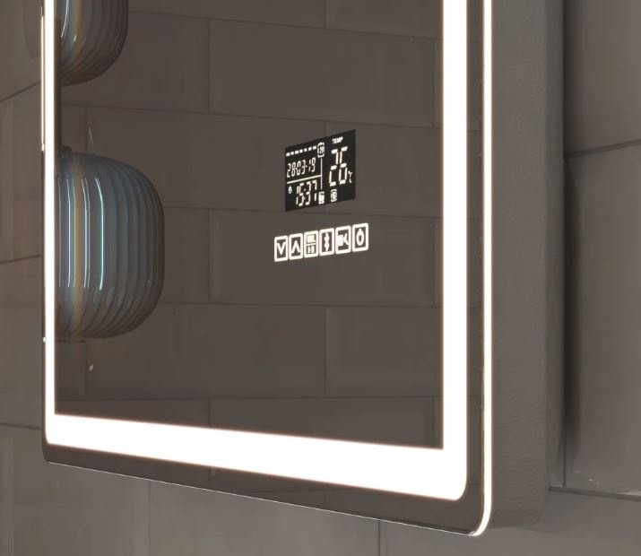 Зеркало настенное Kabinka.kz LED Geometry Media voice 800 Vigo 80x70см купить,187900