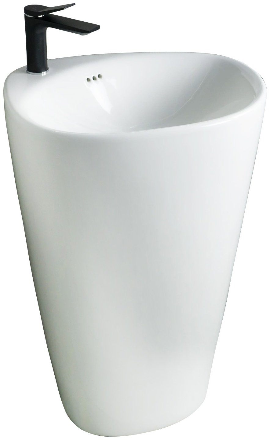 Раковина GID-ceramic 81108 Nb188 с пьедесталом нестандартная 40, керамика